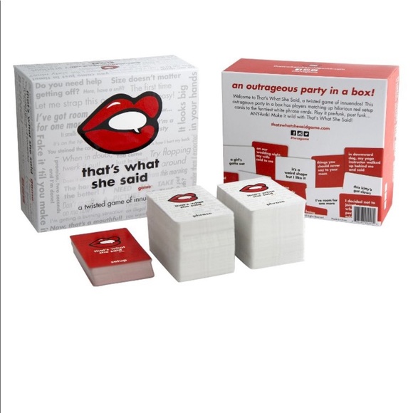 That's what she said Adult party drinking game w original box and extras - Picture 1 of 9
